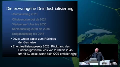 Dr. Sinn: EU beschließt weitere Deindustrialisierung Europas!