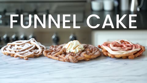 Perfect Homemade Theme Park Funnel Cakes (3 Ways)