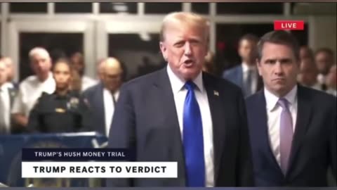 Donald Trump's Reaction to his Guilty Verdict