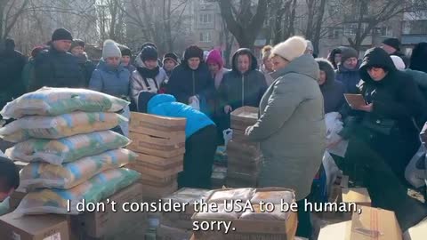 Old Women In Donetsk Speaks About US - Nato - Ukraine & Russia