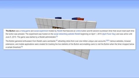The LIVING BUTTON in Minecraft