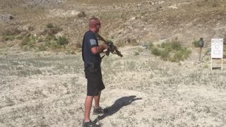 First time shooting fully automatic M4