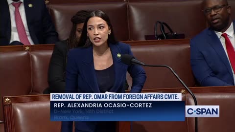 AOC Has Fiery Fit On House Floor Leading Up To Ilhan Omar's Committee Removal