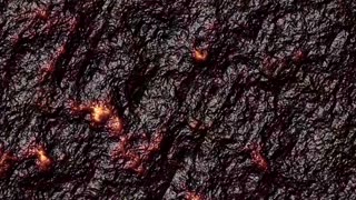 Boiling Lava Flow Background Loop Animation Motion Graphic Video Screensaver