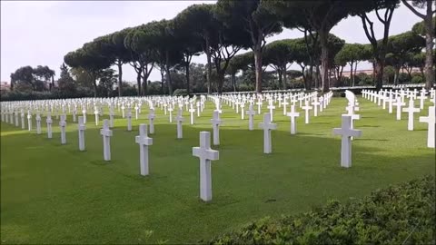 The Sicily-Rome American Cemetery and Memorial, Nettuno, Italy