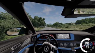 BeamNG.drive | Mercedes-Benz S 63 AMG realistic Italy speed driving