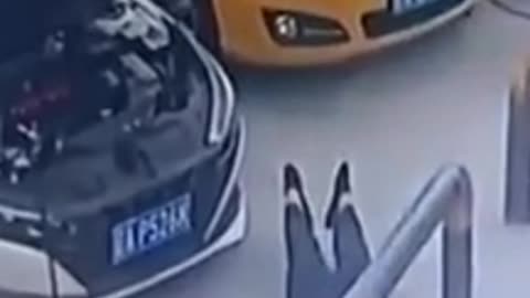 Guy Holding His Phone Suddenly Drops Dead And Smashes His Face On Car Engine 💉(2022)