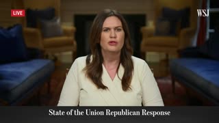 Sarah Huckabee Sanders delivers Republican response to State of the Union address - Tuesday February 7, 2023