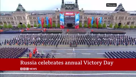 Russia celebrates annual Victory Day | BBC News