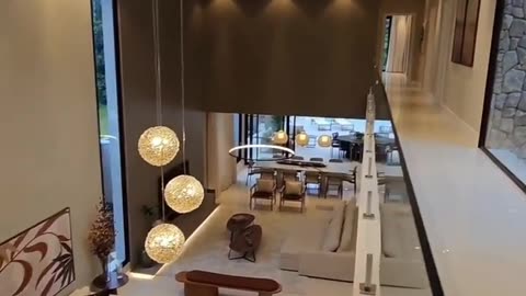 637 m2 modern villanın iç mekan tasarımı