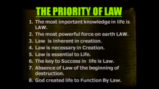 The Principle of Kingdom Law and Righteousness - Dr. Myles Munroe