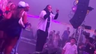 Rapper Waka Flocka Flame leads Trump 2024 chant at concert