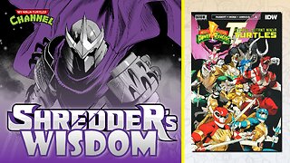 TMNT Shredder's Wise Words in Power Rangers/Ninja Turtles Comic Book Issue 4