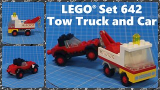 LEGO Set 642 - Tow Truck and Car