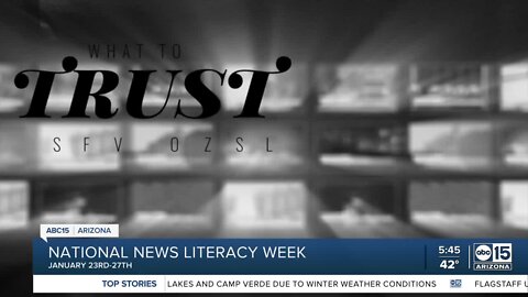 National News Literacy Week - Jan. 23-27