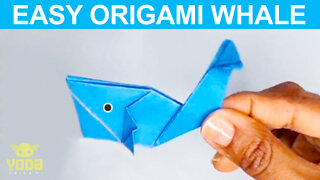 How To Make an Origami whale - Easy And Step By Step Tutorial