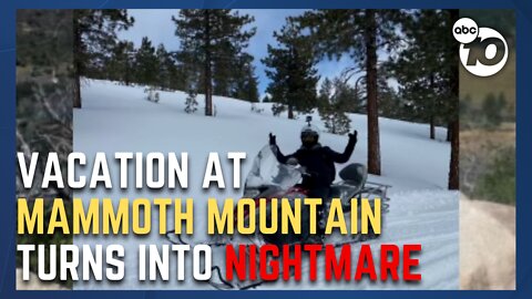 Snowmobile crash critically injures man during SD friends' vacation in Mammoth