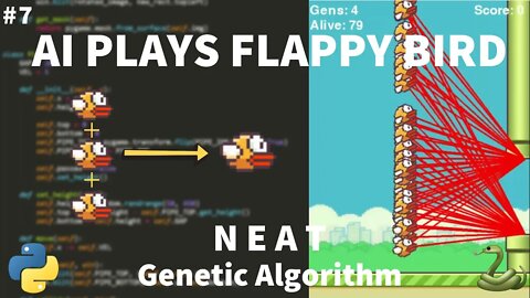 Python Flappy Bird AI Tutorial (with NEAT) - Finishing Touches and Testing