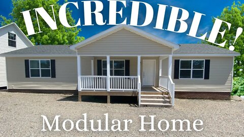 INCREDIBLE Brand New Modular Home that Really Caught My Attention! | Home Tour