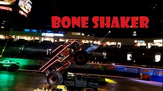 Bone Shaker at Hot Wheels Monster Truck Show Glow Party