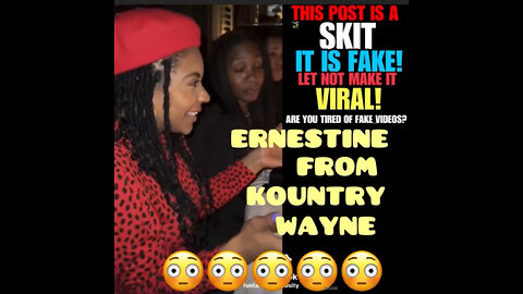 CF Ep #67 Ernestine from Kountry Wayne 700.00 Dinner Skit many thought was real….