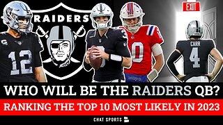 Raiders QB Rankings: Top 10 QB’s Most Likely To Replace Derek Carr In 2023 For The Las Vegas Raiders