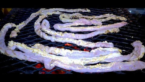 Beef Intestine on the Grill BBQ (Asado De Tripa) Outdoor Adventure By Rudi Vlog#1880