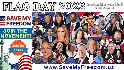 LIVE WED 6/14 - FLAG DAY GET PATRIOTIZED SUMMIT - Mike Lindell, Steve Bannon, Anne Vandersteel, Mel K, Jovan Pulitzer, Gen Flynn - 46 SPEAKERS - 10am ET To 6pm ET