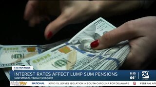 How interest rates affect lump sum pensions