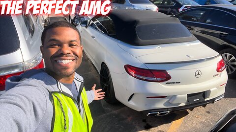 I FOUND THIS BEAUTIFUL C63 AMG MERCEDES BENZ AT AUCTION LISTED WITH FRAME DAMAGE! *STILL CRANKS UP*
