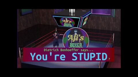 What Stupidity Teaches Us - Understanding the Stupid? Dietrich Bonhoeffer. Afi's Boxer Shorts.