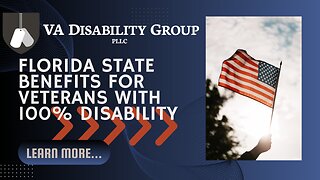 Florida Benefits for 100% Disabled Veterans