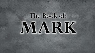 Mark Chapter 1b The Baptism of The Man Yeshua Jesus