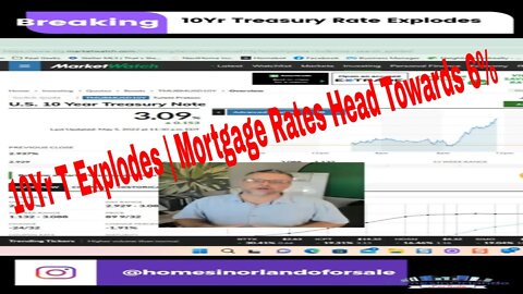 10 Year Treasury Note Explodes Above 3.0% | Mortgage interest rates push up