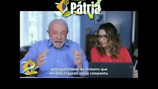 Em apenas 22 segundos, Lula dá um show de mentiras sobre os gastos eleitorais de @Jair Bolsonaro