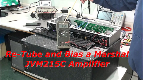 Re-Tube and Bias a Marshal JVM215C Amplifier