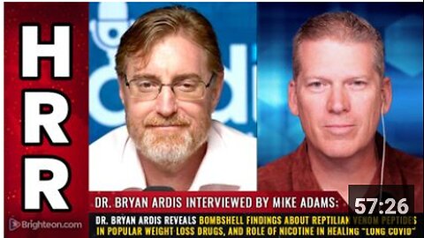 Dr. Bryan Ardis reveals BOMBSHELL findings about reptilian VENOM PEPTIDES