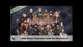 Rise Eterna Free Bonus Character Unlock on Xbox