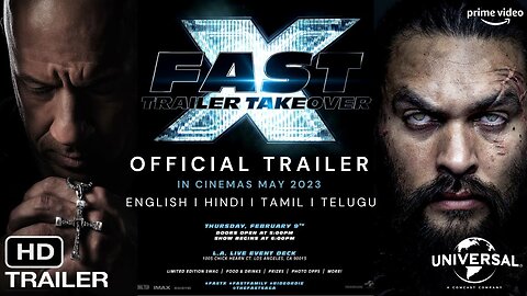 FAST X OFFICIAL TRAILER 720p