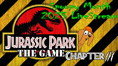 Jurassic Park : The Game Chapter 3 Spoopy month 2023