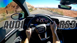 POV Desert Run in a 500 HP Audi RS3! | IROZ Motorsport