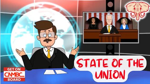 State of The Union Address w/ Joe Biden | CNMBC Richard Dumass Reports 😂 [RED ELEPHANT]