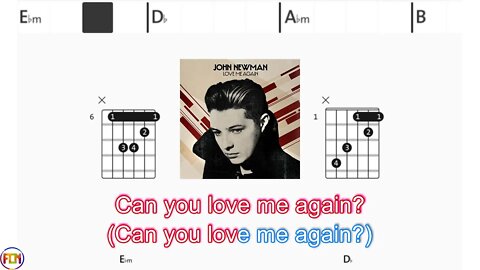 John Newman - Love me again - (Chords & Lyrics like a Karaoke)