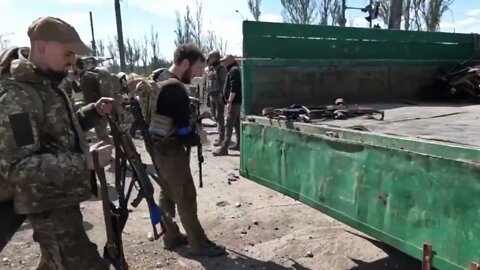 Azov Militants In Mariupol Are Handing Over Their Weapons To Russian Forces