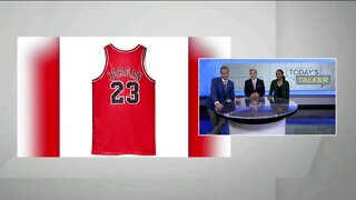 Today's Talker: Michael Jordan's NBA Finals-winning jersey sells in auction