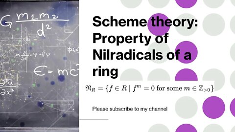 Properties of nilradical of a ring and show its intersection of prime ideals