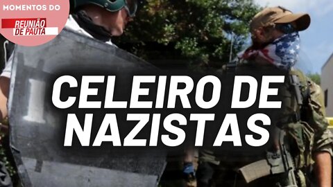 Nazistas americanos fazem entrevista para participar da guerra | Momentos do Reunião de Pauta