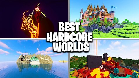 7 BEST Minecraft Hardcore Worlds (Hardcore MEGA BASES)