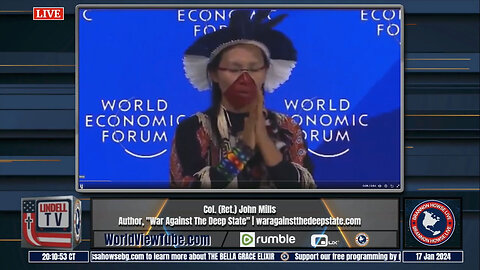 The Shocking Pagan Ritual Performed at WEF Reveals Their Leader's Spiritual Depravity