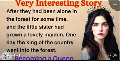 Leran English Through Story ⭐ Level – 2 🍀 Becoming a queen 👑- Graded Reader